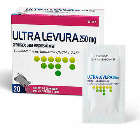 Ultralevura 250 mg 20sobres