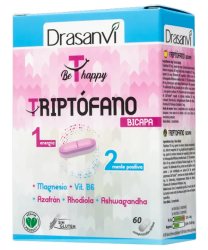 DRASANVI Triptófano bicapa 60 COMP