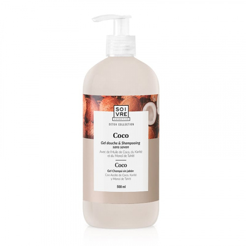 SOIVRE GEL CHAMPÚ COCO 500ML 