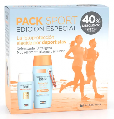 ISDIN pack sport Fusion Water + Fusion Gel Sport