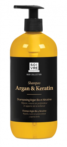 SOIVRE champú Argan y Keratina 500ml