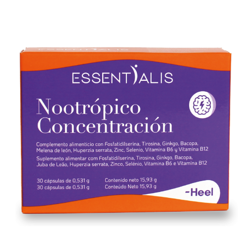 Essentialis Nootrópico Concentración 30 cáps