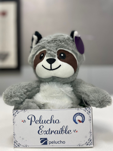 Peluche Térmico Mapache