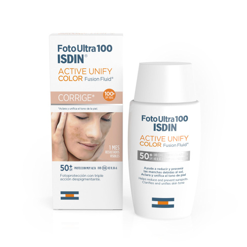 ISDIN FOTO ULTRA 100 ACTIVE UNIFY COLOR FUSION FLUID SPF 50