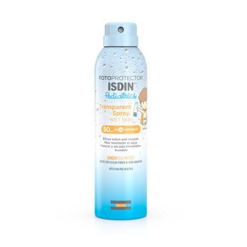ISDIN FOTOPROTECTOR PEDIATRICS TRANSPARENT SPRAY WET SKIN SPF50