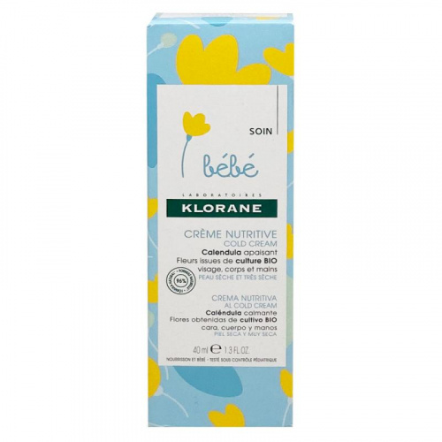 KLORANE BEBE CREMA NUTRITIVA COLD CREAM 40ML
