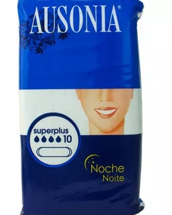 Ausonia Noche Compresas Superplus 10 Unidades