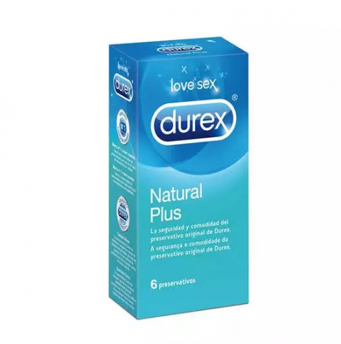 Durex Preservativos Natural Plus 6 Unidades