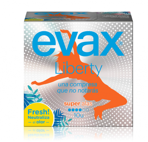 Evax Compresas Liberty Super Alas 10 Unidades