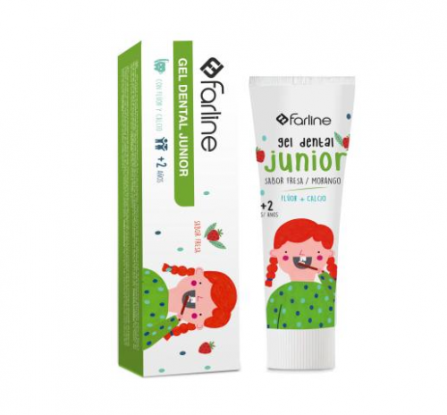 Farline Gel Dental Junior Sabor Fresa 75 Ml