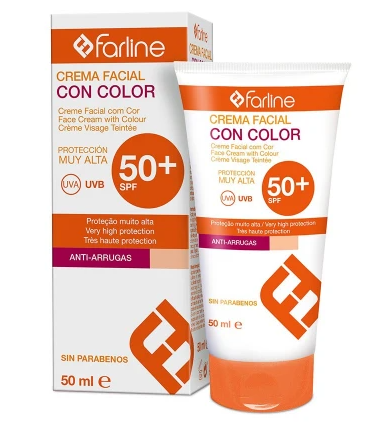 Farline Solar SPF50+ Facial Antiarrguas/Antimanchas 50 Ml