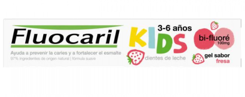 Fluocaril Kids Gel Fresa Hasta 6 Años 50 Ml