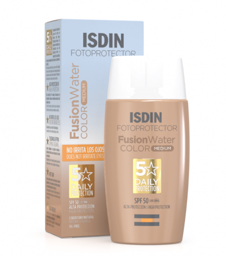Fotoprotector Isdin Fusion Water Color SPF50+ Medium