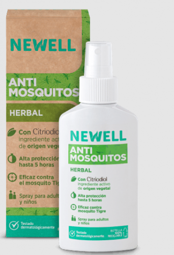 Newell Spray Antimosquitos Herbal 100 Ml