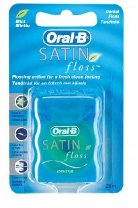 Oral B Seda Dental Satin Floss Con Cera 25M