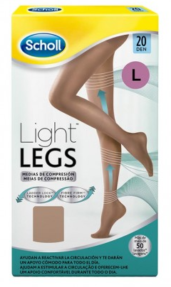 Scholl Panty Light Legs 20 DEN Carne L