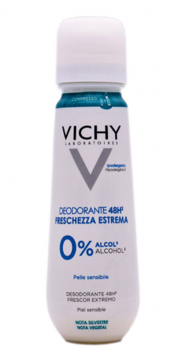 Vichy Desodorante Mineral Frescor Extremo Aerosol 100 Ml