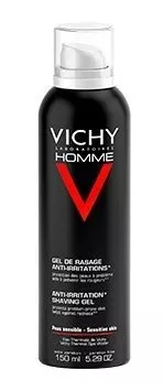 Vichy Homme Gel Afeitado P.Sensible 150 Ml