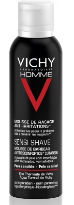 Vichy Homme Mousse Afeitado P.Sensibles 200 Ml