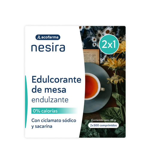Acofar Nesira Edulcorante 2X1 500 Comp