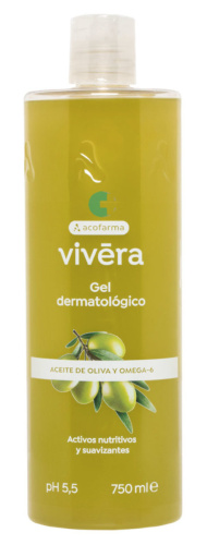 Acofar Vivera Gel Aceite Oliva y Omega6 750 Ml