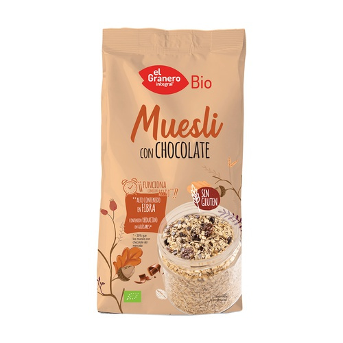 El Granero Muesli Con Chocolate Bio 375g