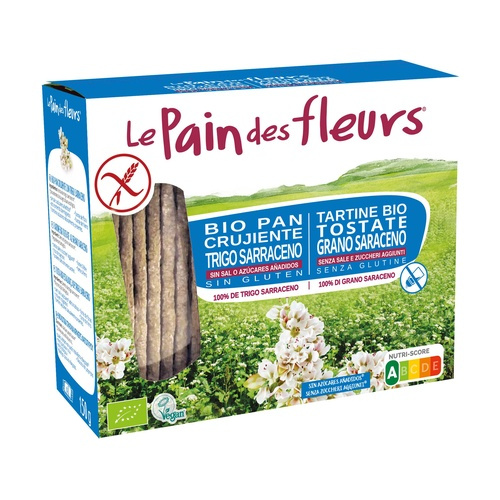 Le Pain Des Fleurs Tostadas Crujientes De Trigo Sarraceno Bio 150g