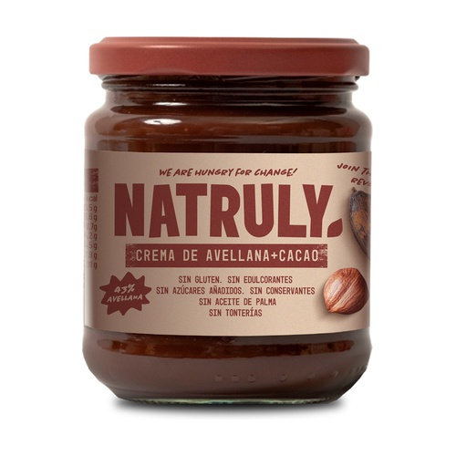Natruly Crema De Cacao y Avellanas 285g